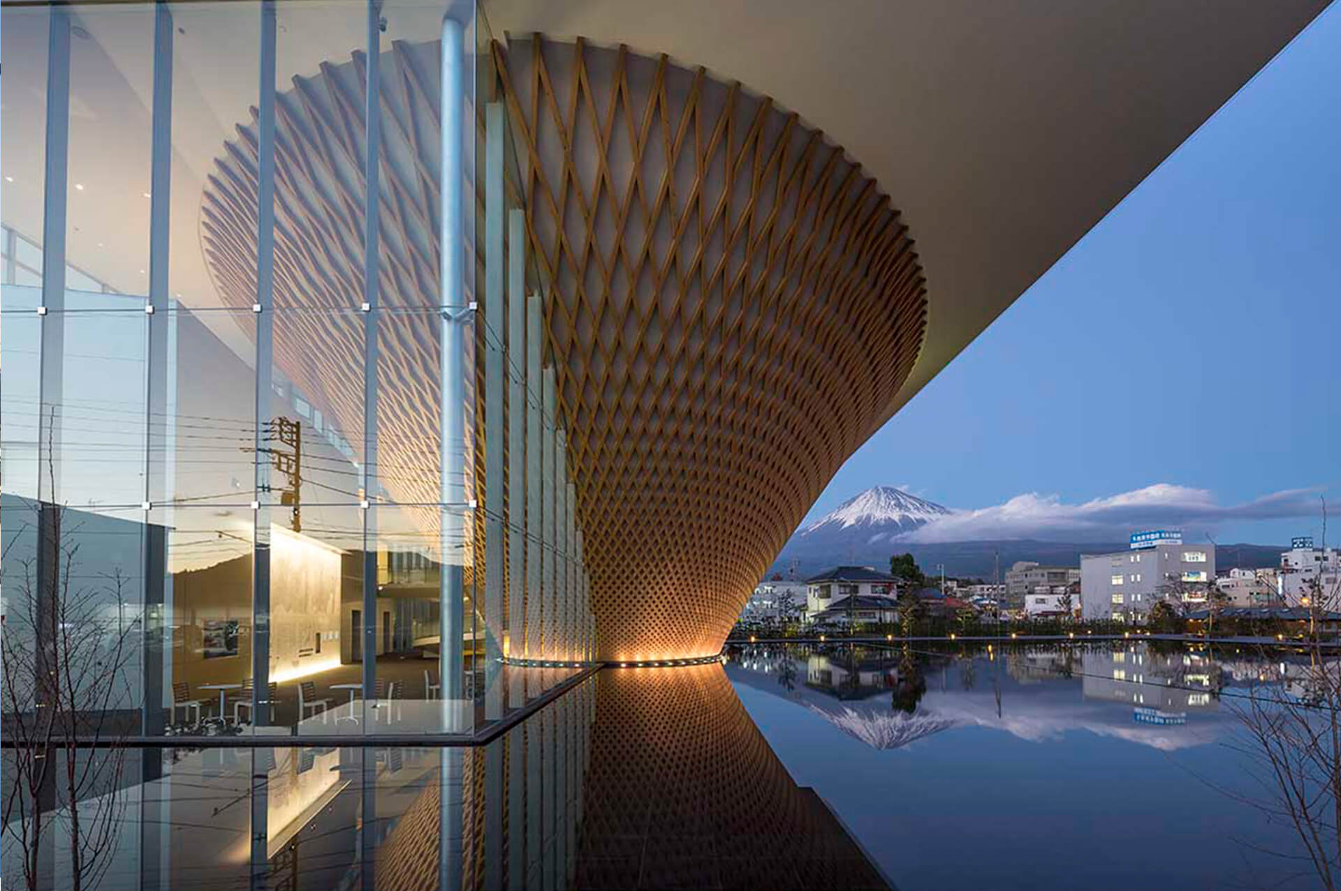 Mount Fuji World Heritage Centre. ©︎ Shigeru Ban Architects.